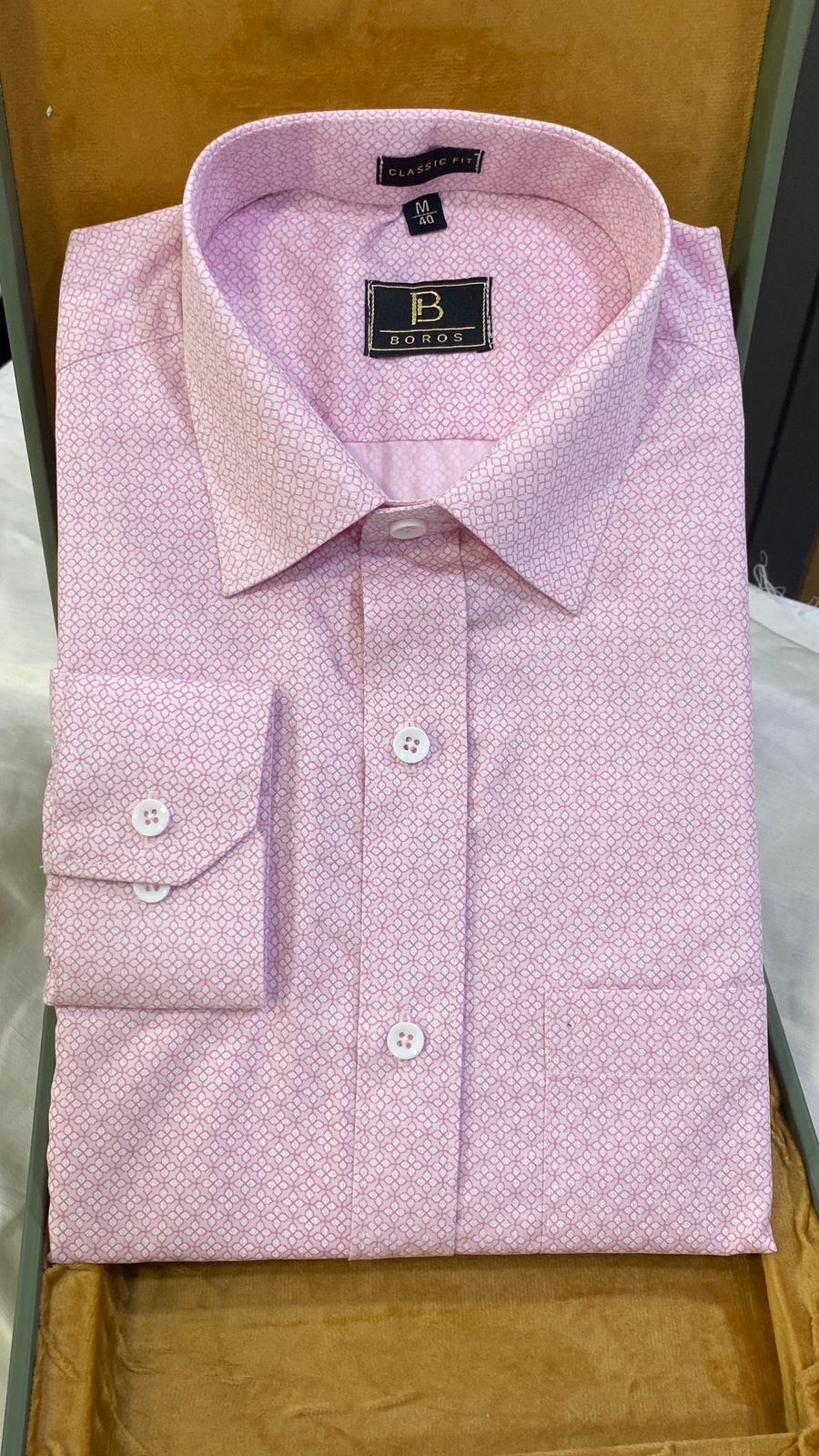 Pink Small Flower Print Shirt
