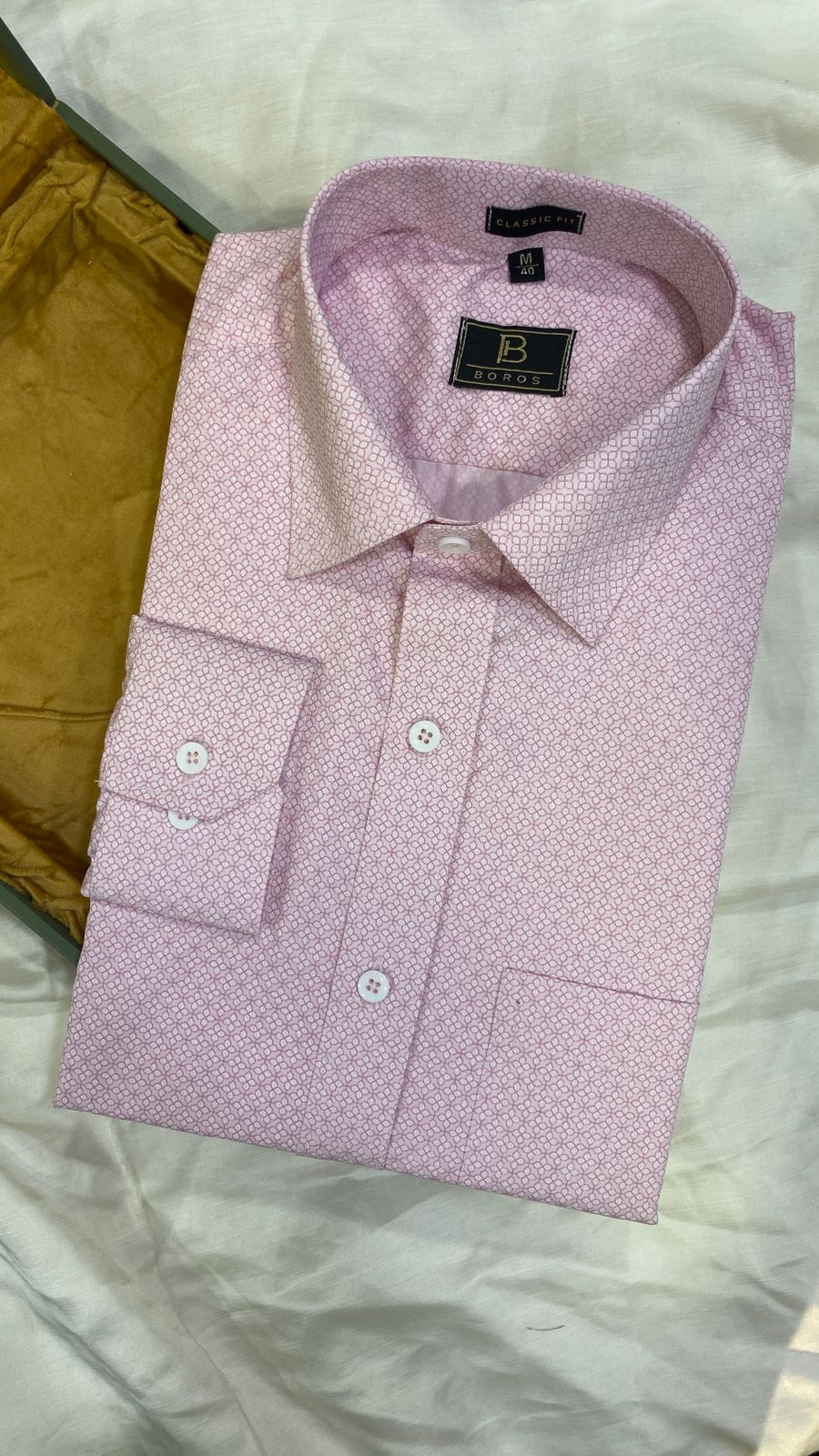 Pink Small Flower Print Shirt