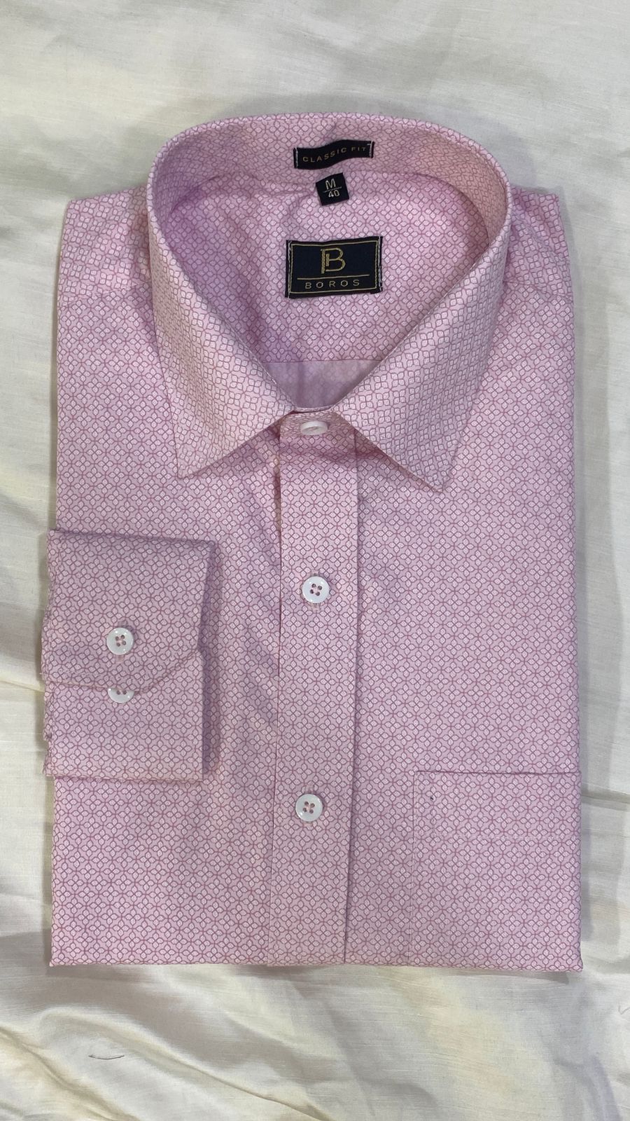 Pink Small Flower Print Shirt