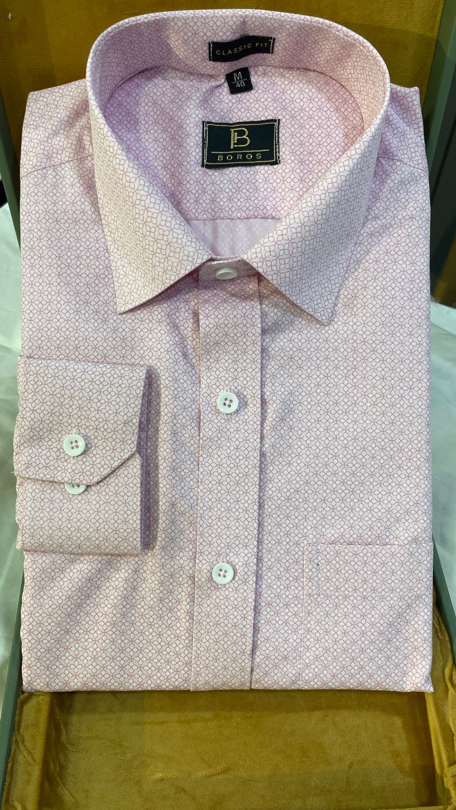 Pink Small Flower Print Shirt