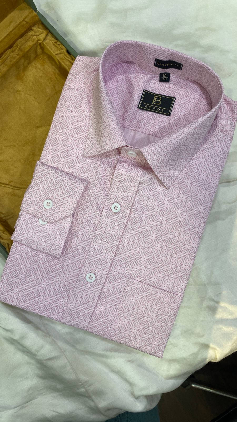 Pink Small Flower Print Shirt