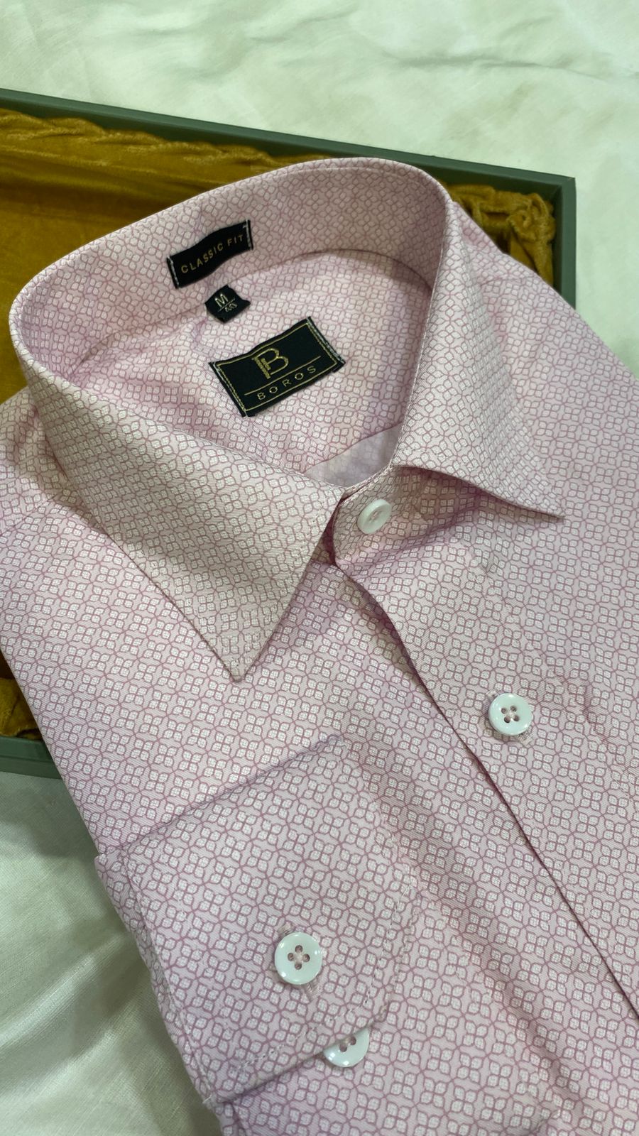 Pink Small Flower Print Shirt