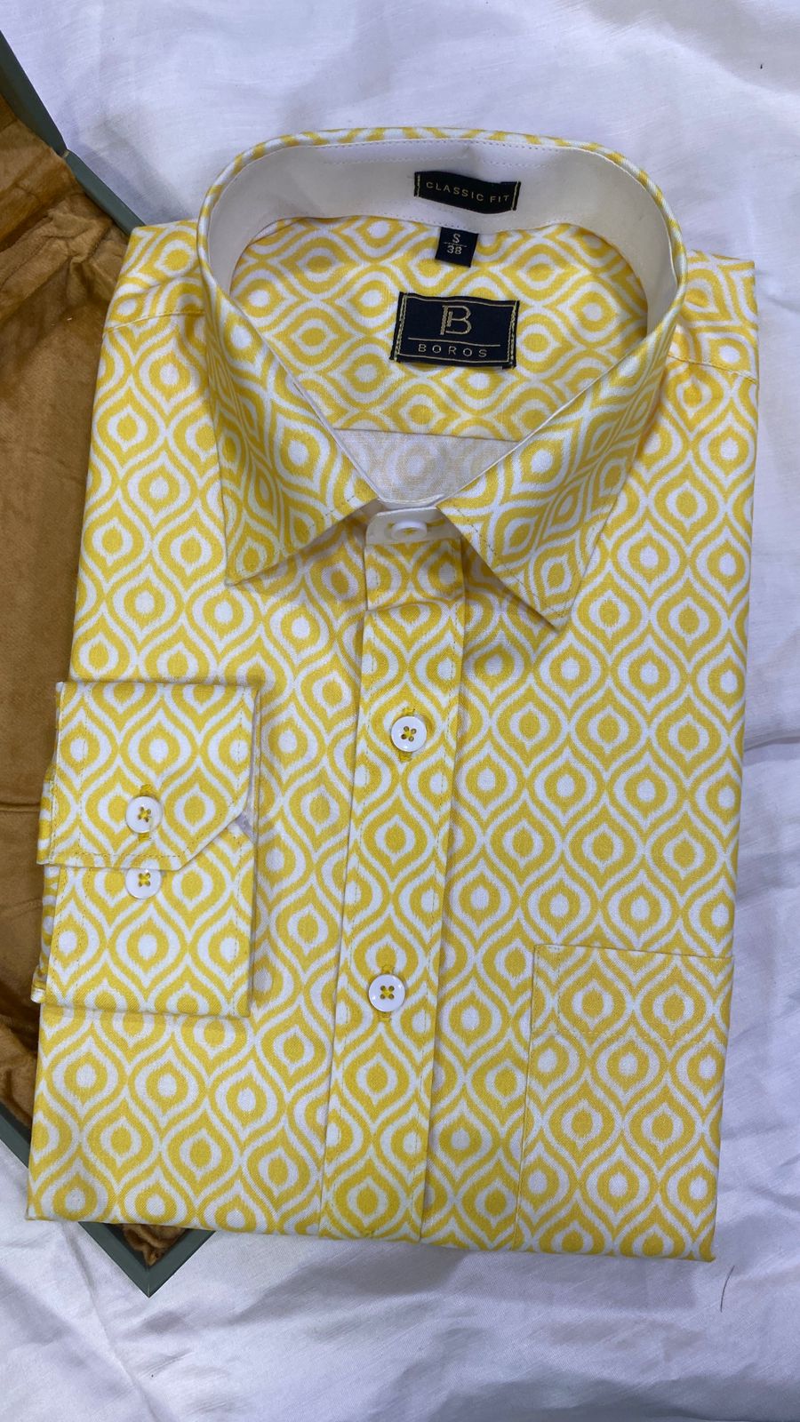 Yellow Polka Dot Shirt