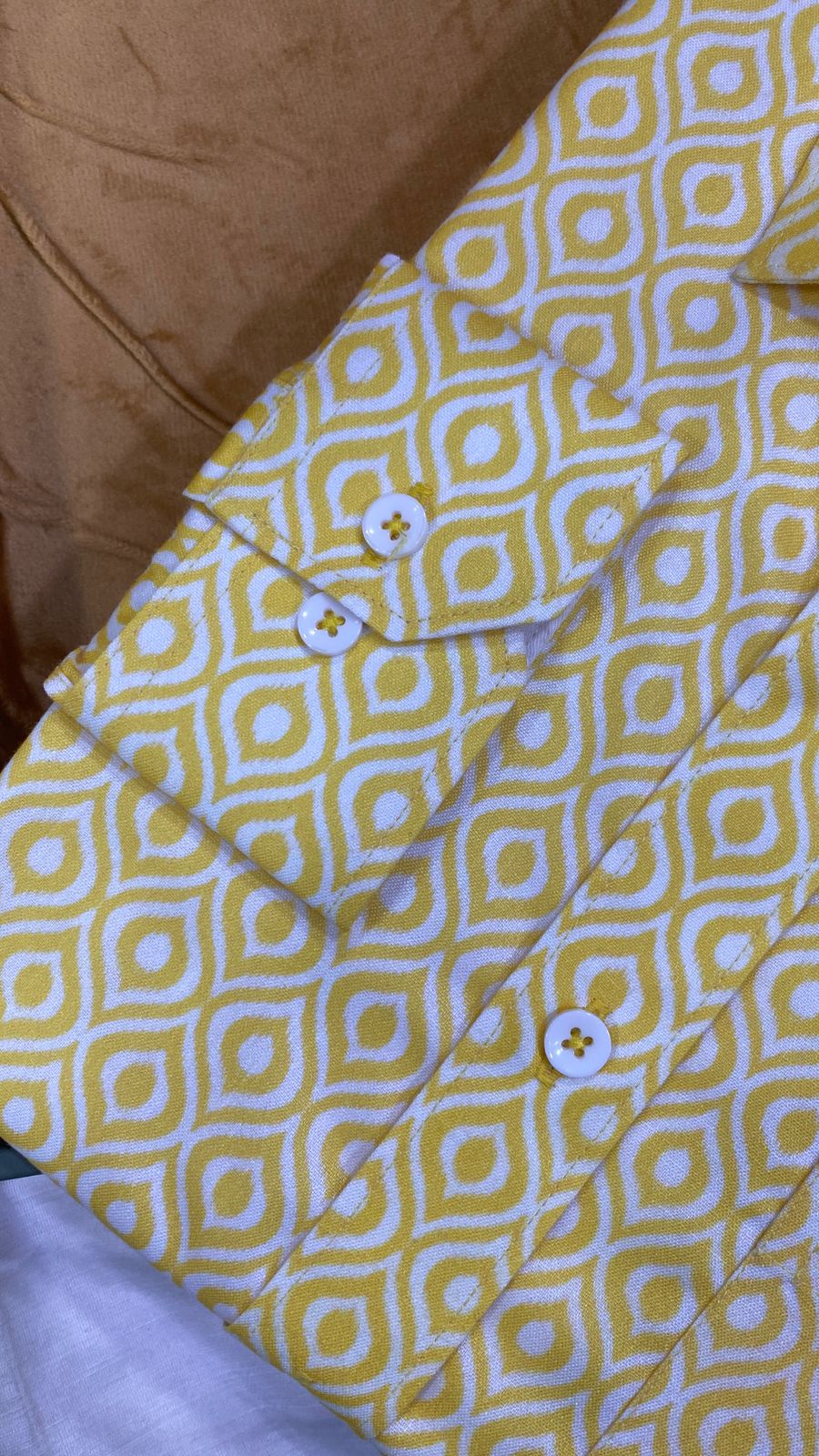 Yellow Polka Dot Shirt
