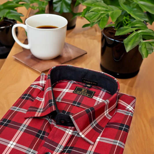 Vezzo Green Checks Shirt